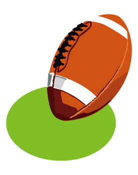 275x350 American Football Game Clipart
