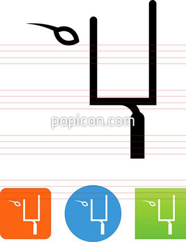 370x480 Football Goalpost Icon Sports Icons Web Design