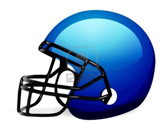 550x425 College Football Helmet Clipart