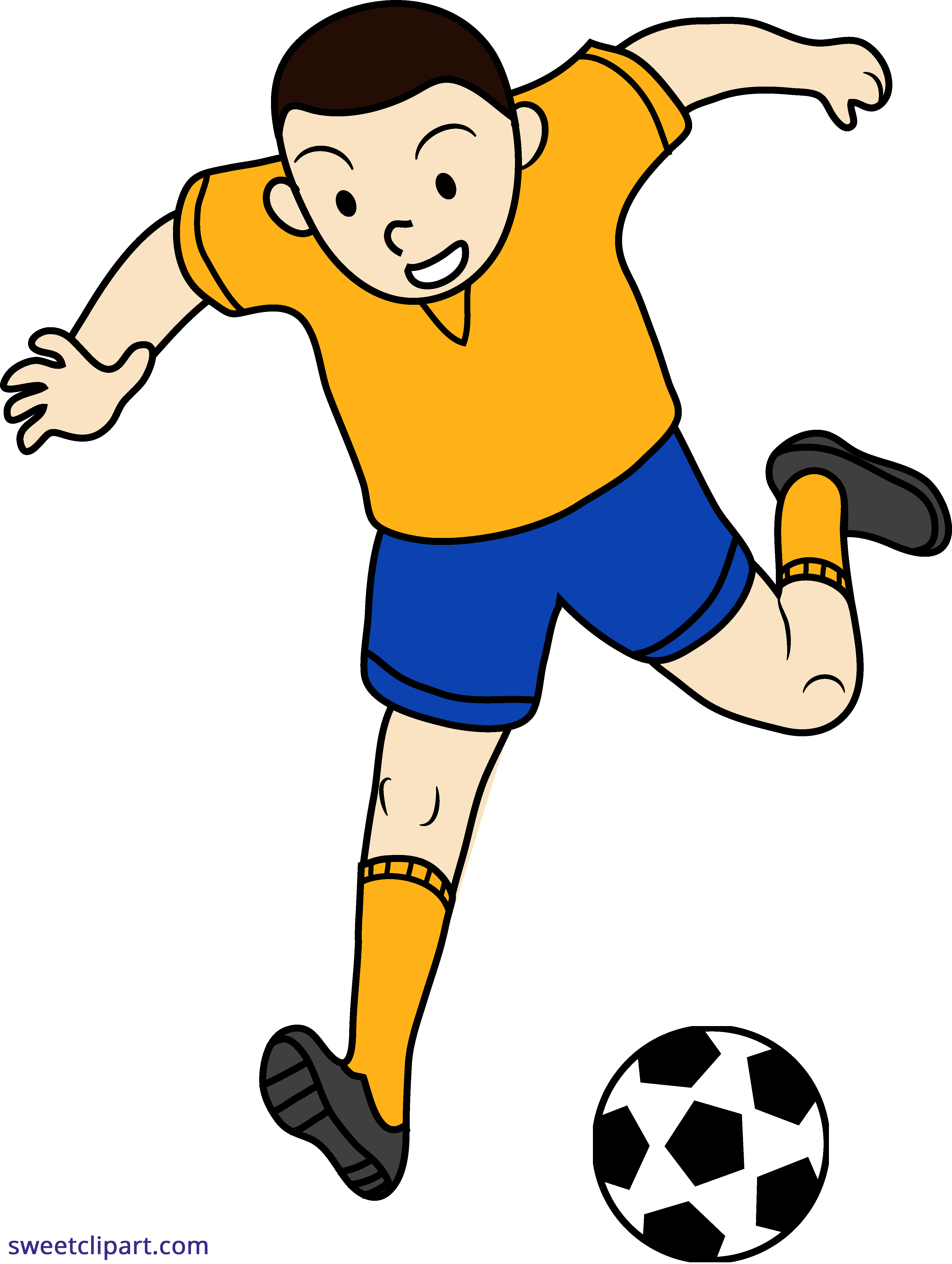 3945x5238 Soccer Football Futbol Kid Clipart
