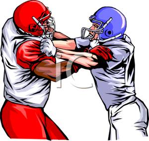 300x284 Football Player Clip Art
