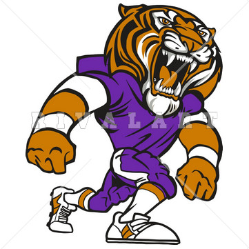 361x361 Football Tiger Mascot Clipart Amp Football Tiger Mascot Clip Art