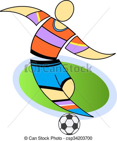 391x470 Male Football Player. Footballer Plays