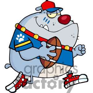 300x300 Funny Football Clipart