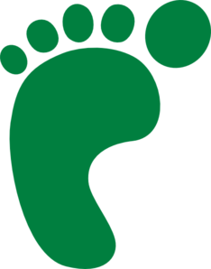234x298 Footprint Clipart