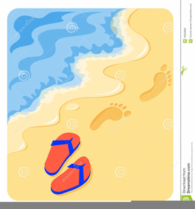 280x300 Free Clipart Footprints In The Sand Free Images