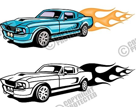450x353 Ford Flames Clip Art