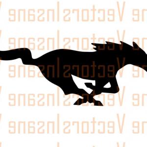 300x300 Ford Mustang Vector Silhouette Clip Art Arenawp
