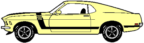 464x140 Mustang Clipart