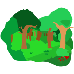 300x300 Forest Clip Art