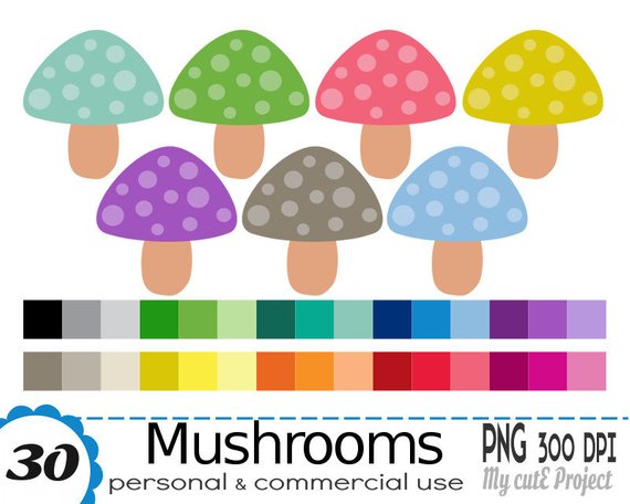 570x456 Mushrooms Clipart