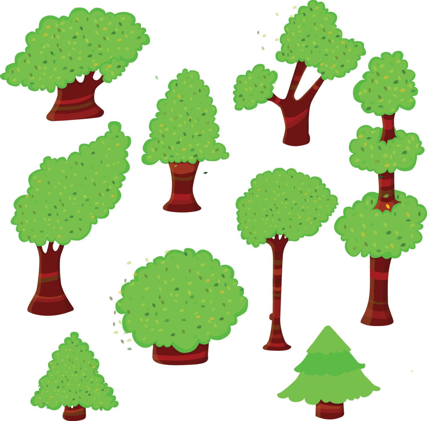 1500x1476 Trees Clipart, Green Trees Clipart, Tree Clipart, Woodland Clip