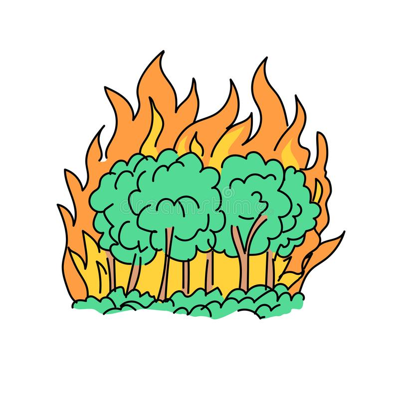 Forest Fire Clipart at GetDrawings | Free download