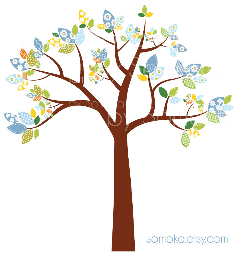 820x882 Nursery Baby Boy Cute Bird And Tree Clipart Set