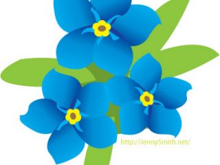 320x240 Forget Me Not Clip Art Free Forget Me Knot Clipart Corn Coloring