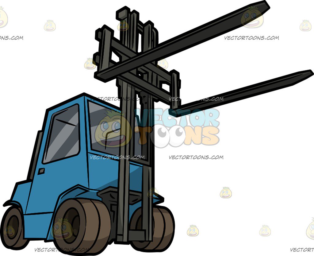 1024x834 Forklift Clipart Vector Toons