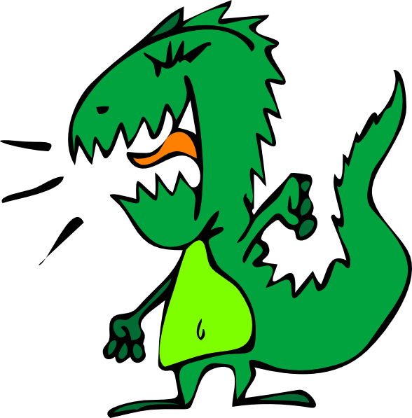 588x597 Dinosaur Clip Art Free Vector 4vector