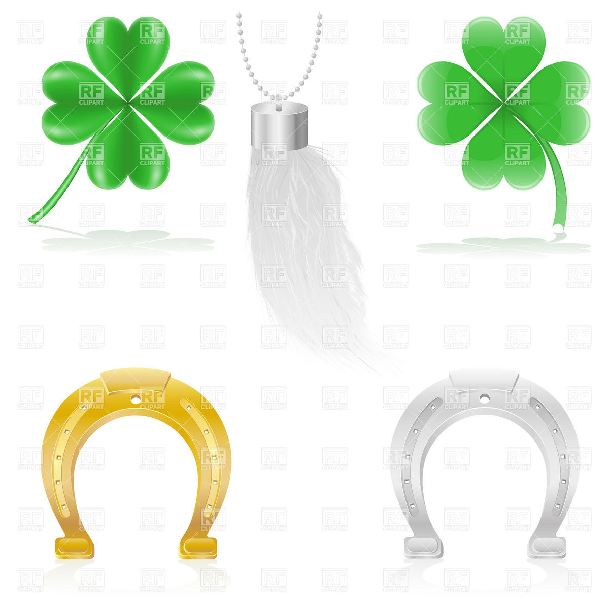 1200x1200 Clover Clipart Horseshoe