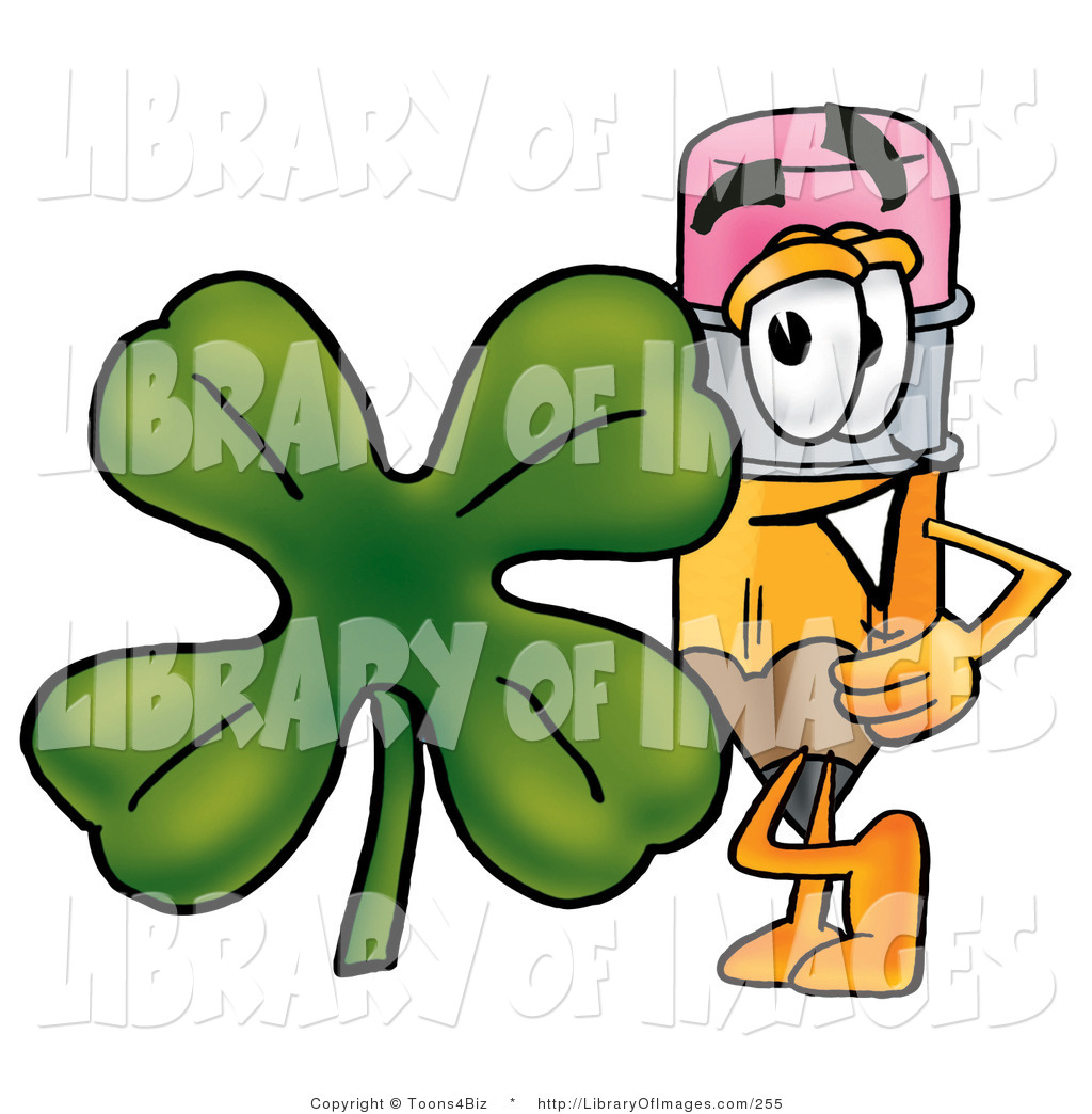 1024x1044 Clip Art Of A Yellow Pencil Mascot Cartoon Character With A Green
