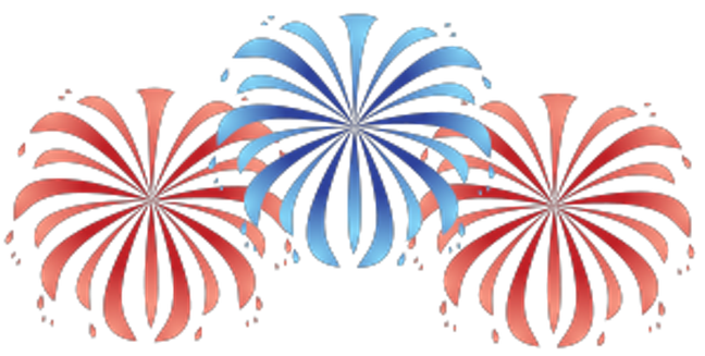 648x327 4th Of July Fireworks Clipart Group