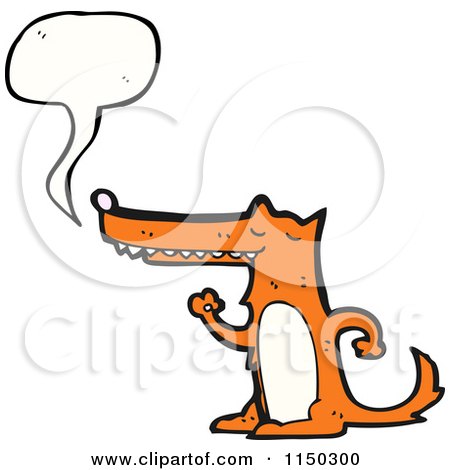 450x470 Cartoon Of A Thinking Fox