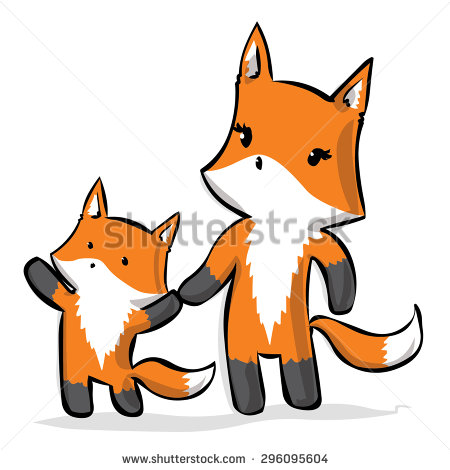 450x470 Fox Clipart Mommy