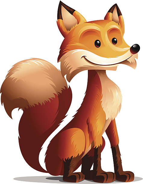 475x612 Red Fox Clipart Vector