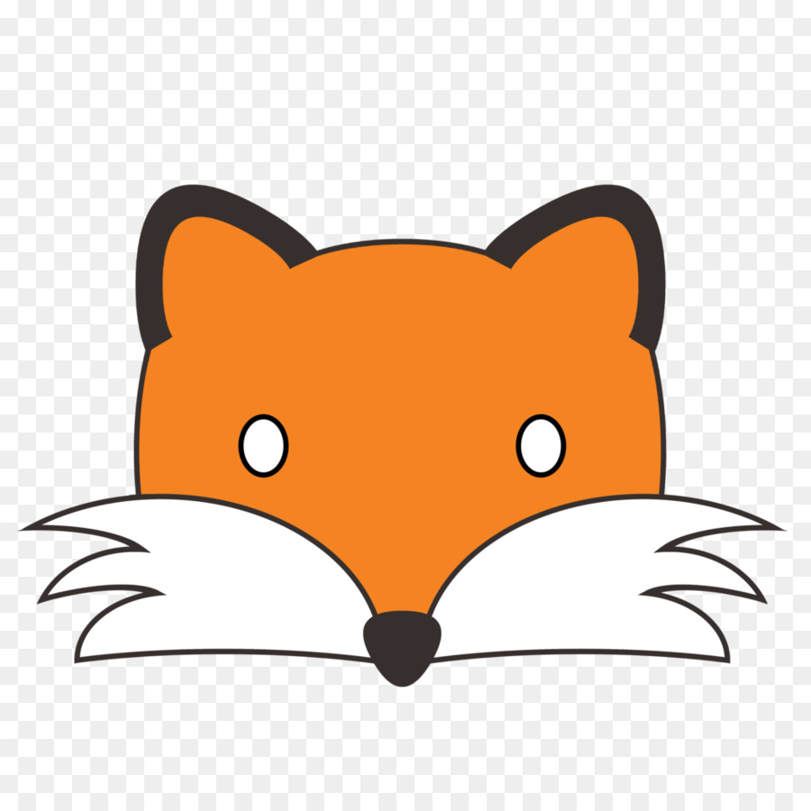 900x900 Red Fox Face Canidae Clip Art