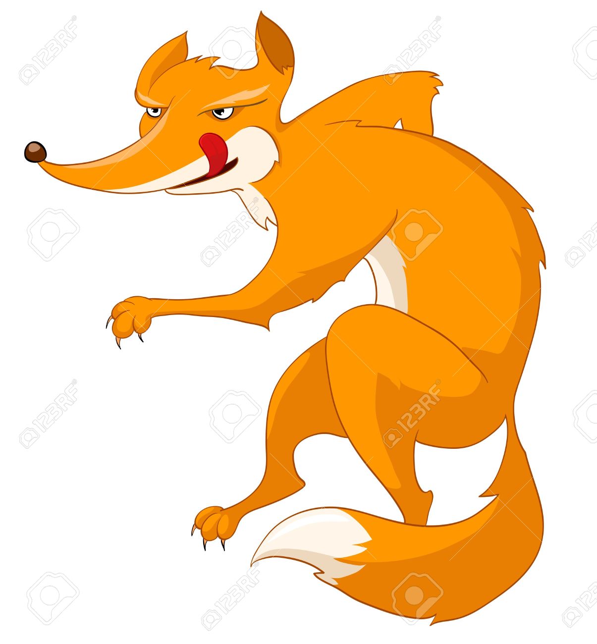 1205x1300 Clip Art Clip Art Of A Fox
