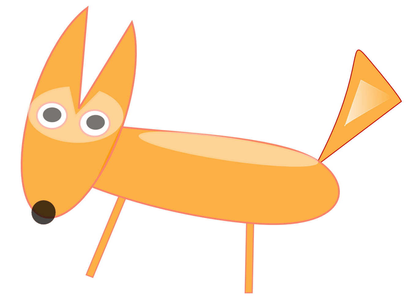 1331x976 Hungry Fox Cliparts