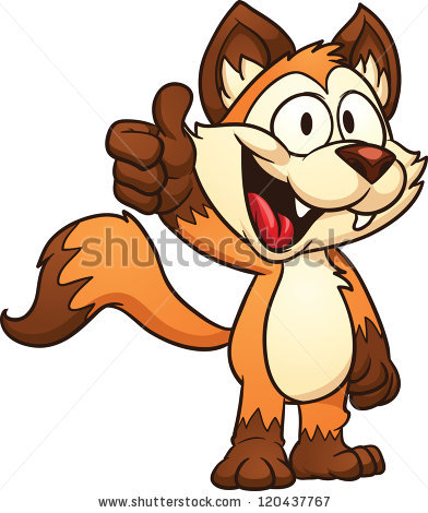 392x470 Cartoon Fox. Vector Clip Art Clipart Panda