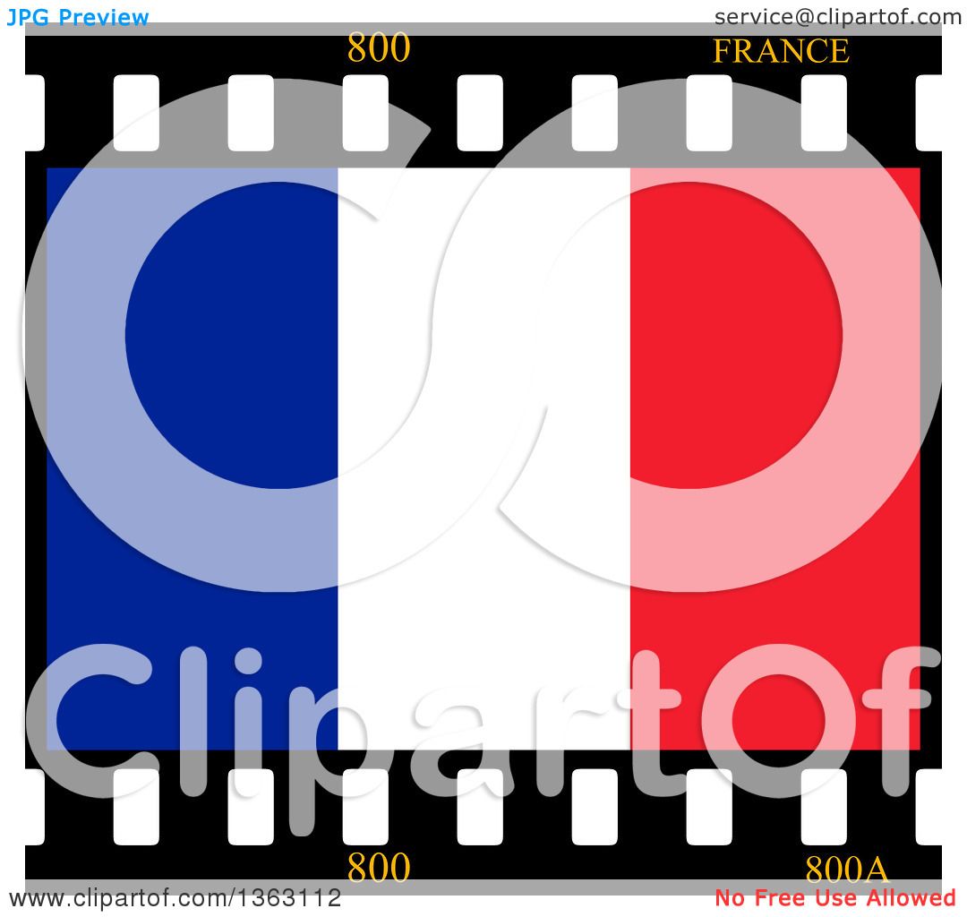 1080x1024 Clipart Of A French Flag Film Frame