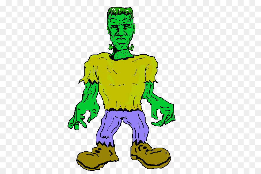900x600 Frankenstein's Monster Cartoon Clip Art