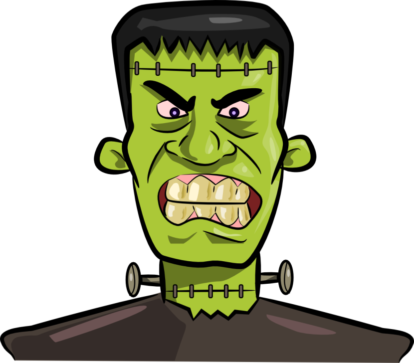 830x728 Best Frankenstein Clipart