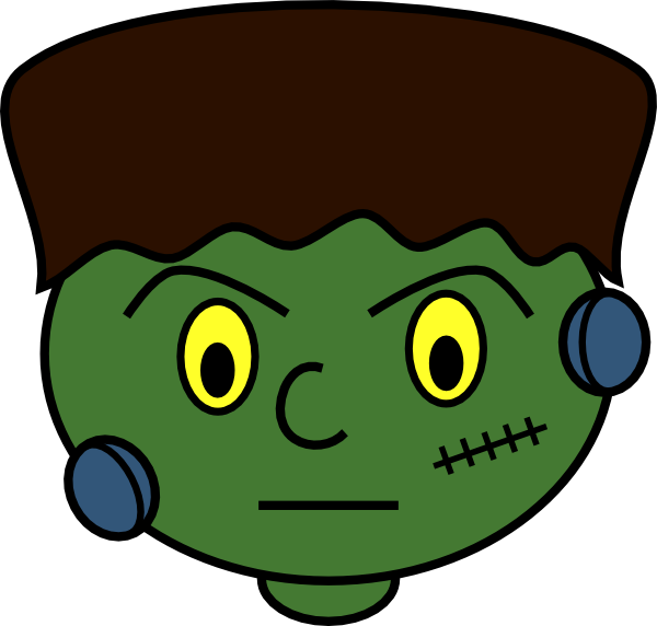 600x572 Young Frankenstein Monster Clip Art