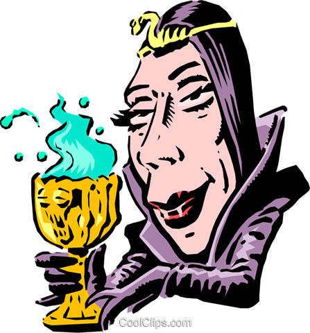 447x480 Cartoon Bride Of Frankenstein Royalty Free Vector Clip Art