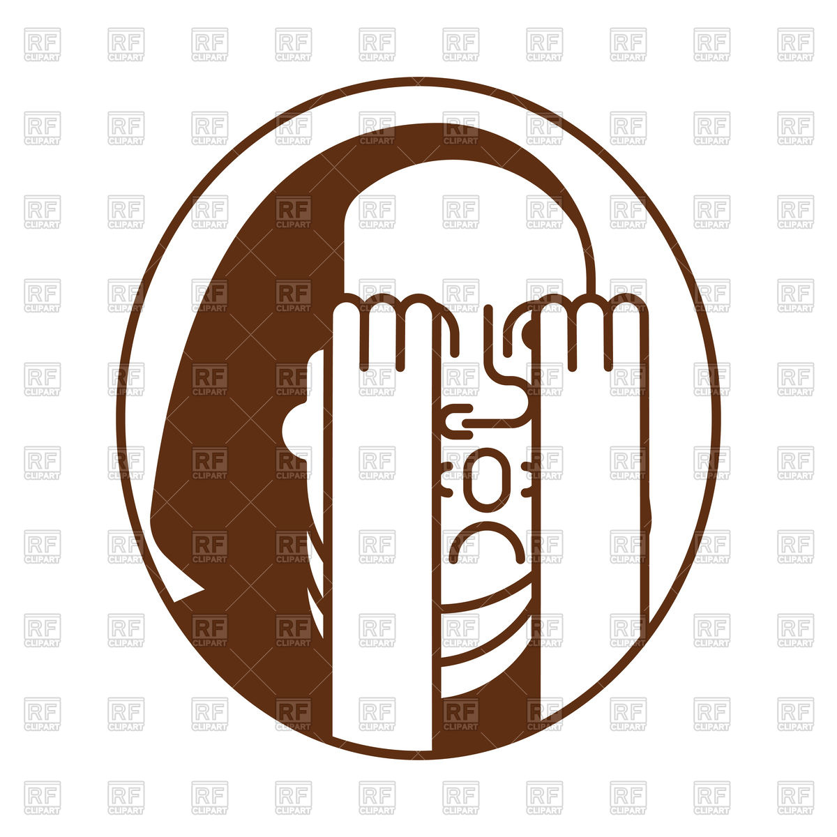 1200x1200 Oh My God Benjamin Franklin Portrait Royalty Free Vector Clip Art