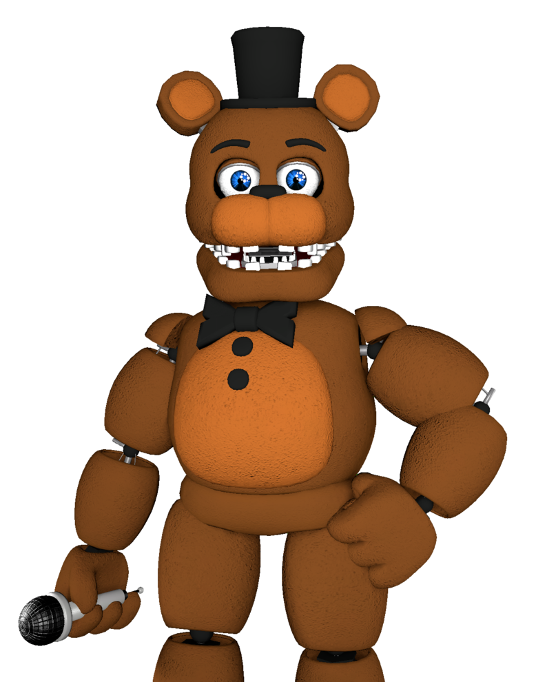 807x990 Unwithered Freddy Fazbear [Render] (Sfm) By Arrancon