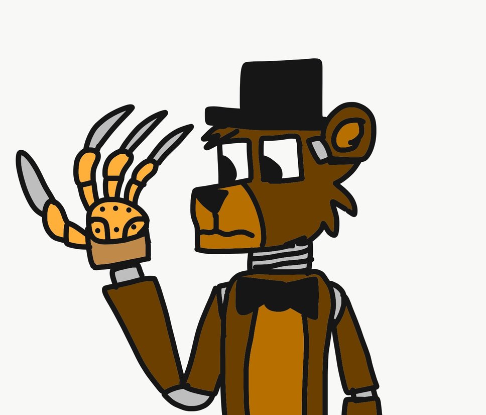 968x826 Freddy Fazbear Wears Krueger's Glove By Reaper2545