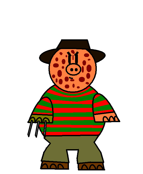 560x681 Freddy Krueger As A Pig By Mrpotatochips2106