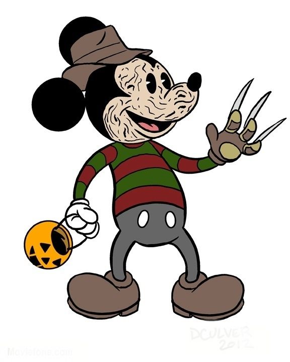 576x719 Mickey Mouse Freddy Krueger Terror Freddy Krueger