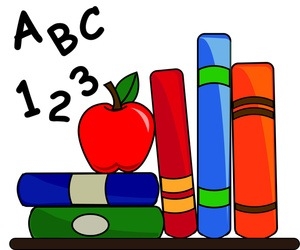 300x250 Alphabet Book Clip Art