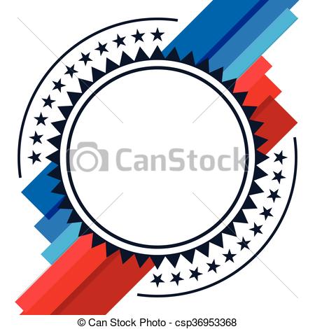 450x470 American Patriotic Abstract Design. American Patriotic Clip Art