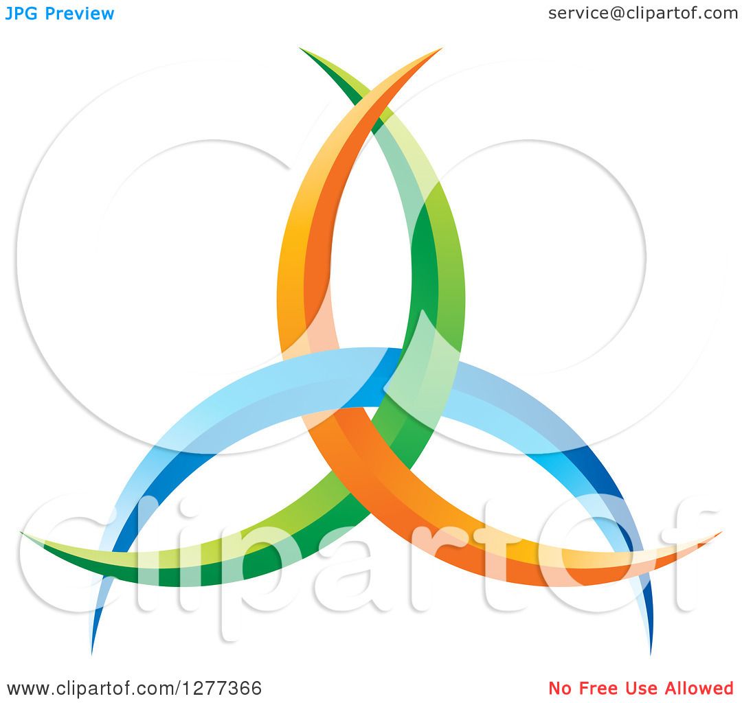 1080x1024 Clipart Of A Blue Green And Orange Abstract Design