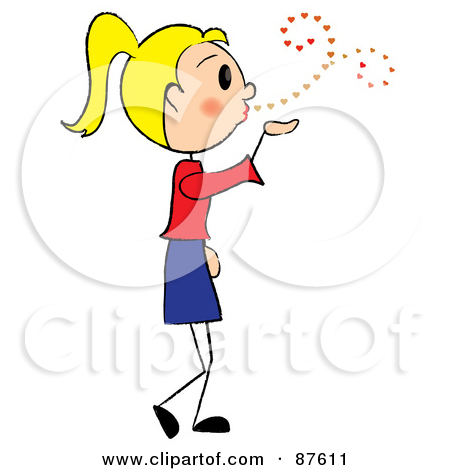 450x470 Blowing Kisses Clipart