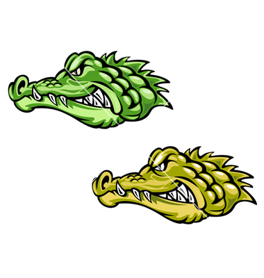 380x400 Alligator Head Clip Art