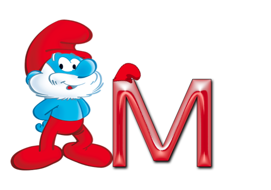 540x380 Free Alphabet, Smurf Alphabet, A Z, Png Graphics, Letter Clipart