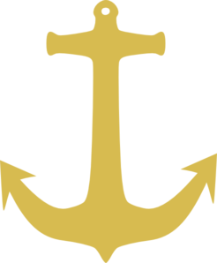 246x298 Gold Anchor Clip Art