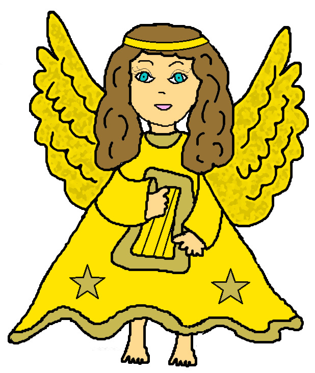 618x732 Christmas Angel Clipart