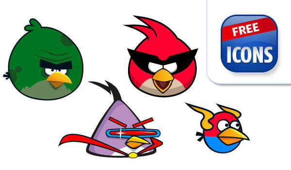 600x350 Free Angry Birds Vector Graphics 123freevectors
